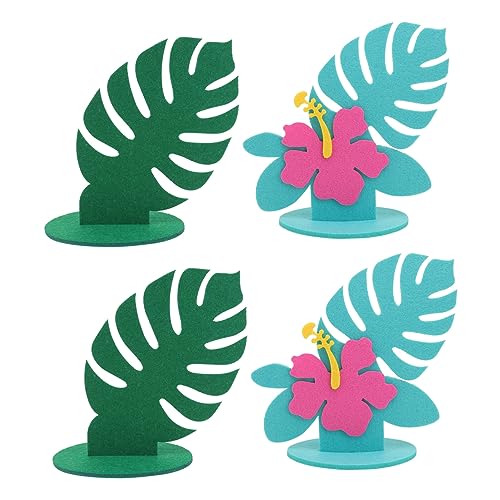 Warmhm 2 Sätze Kreative Filzblatt Dekoration Niedliche Tischdeko für Zuhause Kindergarten Büro Leichte und Accessoires für Festlichkeiten Kinderzimmergestaltung von Warmhm