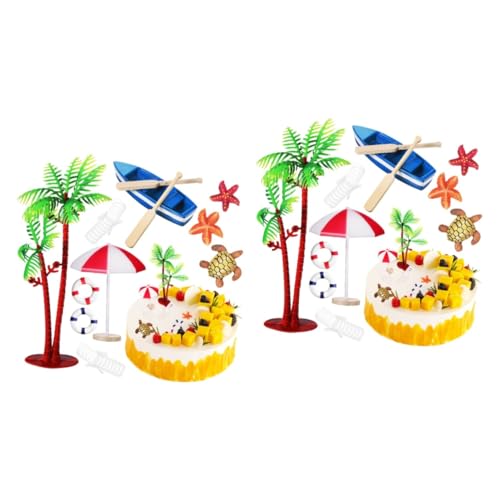 Warmhm 2 Sätze Kuchendekorationsverzierungen Tropische Dekorationen Geburtstag Kuchendekorationen Zum Thema Strand Tropisches Hochzeit Party Baum Topper Glas 10 Stück * 2 Warmhm 2 Sätze Kuchendekorationsverzierungen Tropische Dekorationen Geburtstag Kuchendekorationen Zum Thema Strand Tropisches Hochzeit Party Baum Topper Glas 10 Stück * 2 von Warmhm
