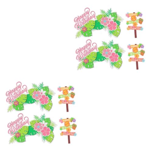 Warmhm 2 Sätze Kucheneinsatz Dekoration Geburtstagskuchen Luau Geburtstag Hawaiianische Kuchenauswahl Tortenverzierung Zum Geburtstag Kuchen-einsteckkarten Kuchendeckel Papier 4 Stück * 2 Warmhm 2 Sätze Kucheneinsatz Dekoration Geburtstagskuchen Luau Geburtstag Hawaiianische Kuchenauswahl Tortenverzierung Zum Geburtstag Kuchen-einsteckkarten Kuchendeckel Papier 4 Stück * 2 von Warmhm