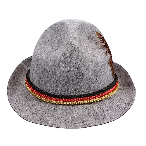 Warmhm 2 Stck. Halloween Party Federhut Panama Jazz Hat Unisex Umweltfreundlich Langlebig für Festival Karneval Warmhm 2 Stck. Halloween Party Federhut Panama Jazz Hat Unisex Umweltfreundlich Langlebig für Festival Karneval von Warmhm