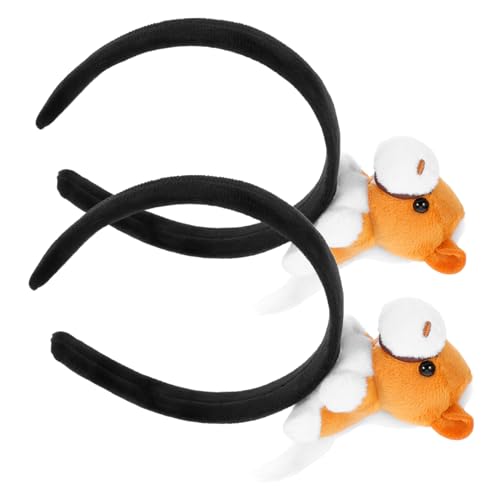 Warmhm 2 Stück Cartoon Tierkopfschmuck Cosplay Tier Stirnband Süßes Pferde Stirnband Pferde Haarband Cartoon Tier Haarreif von Warmhm