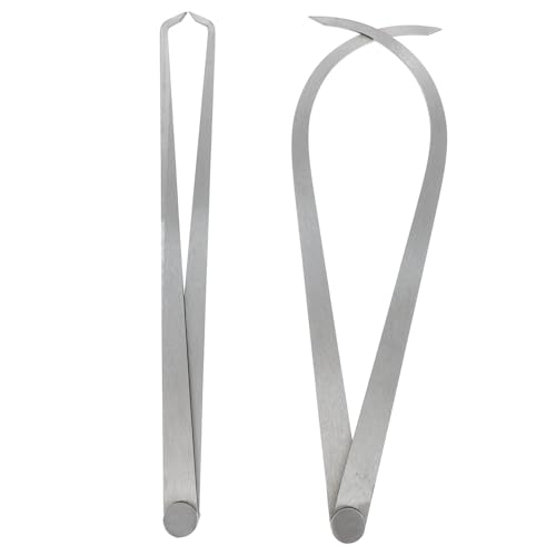 Warmhm 2 Stück Edelstahl Innen außen Messschieber Präzises Modellierwerkzeug für Innenmaße und Außendurchmesser Leichtes Metallkaliber für Skulpturen Holzbearbeitung Warmhm 2 Stück Edelstahl Innen außen Messschieber Präzises Modellierwerkzeug für Innenmaße und Außendurchmesser Leichtes Metallkaliber für Skulpturen Holzbearbeitung von Warmhm