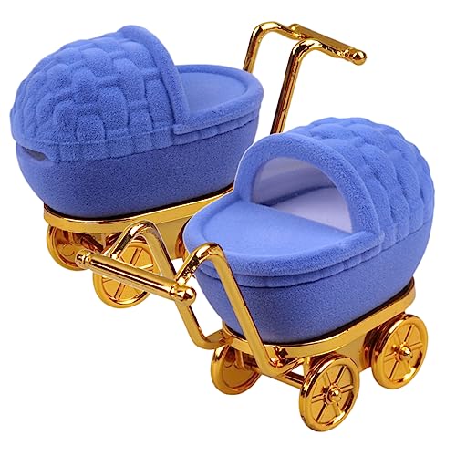 Warmhm 2 Tragbare Schmuckschatullen in Kinderwagenform Zur Aufbewahrung Bei Hochzeiten Verlobungen Heiratsanträgen Und Als Zum Valentinstag von Warmhm