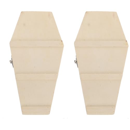 Warmhm 2 Stück Kleine Holz-Sargboxen 6 Zoll Halloween-Sargboxen Unvollendete Holz-Sarg-Förmige Leckerli-Box Süßigkeiten-Box Für Bastelarbeiten Halloween-Party Haustier-Sarg Warmhm 2 Stück Kleine Holz-Sargboxen 6 Zoll Halloween-Sargboxen Unvollendete Holz-Sarg-Förmige Leckerli-Box Süßigkeiten-Box Für Bastelarbeiten Halloween-Party Haustier-Sarg von Warmhm