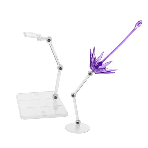Warmhm 2 Stück Laserenergiemodell Displayhalter Für Actionfiguren Figurenständer Transparenter Puppenständer Aktionsfigurhalter Effekte Für Actionfiguren Charaktermodell Plastik Violett Warmhm 2 Stück Laserenergiemodell Displayhalter Für Actionfiguren Figurenständer Transparenter Puppenständer Aktionsfigurhalter Effekte Für Actionfiguren Charaktermodell Plastik Violett von Warmhm