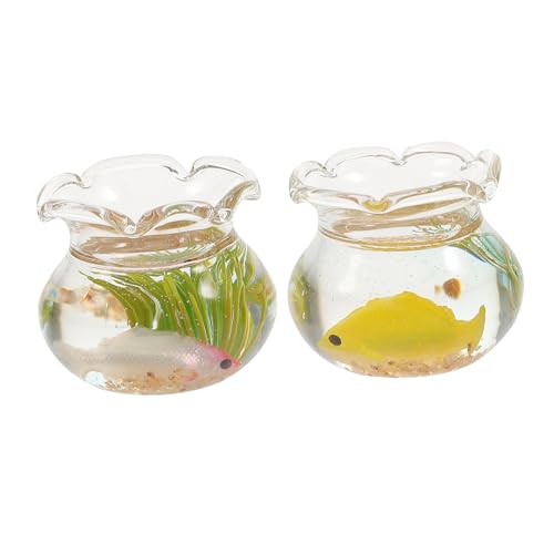 Warmhm 2 Stück Mini-Glas-koi Miniaturen Miniatur-zubehör Fischglas Tischdekoration Für Das Esszimmer Winzige Fischschalen Küchentisch Mittelstücke Gefälschter Fisch Winzige Dinge Warmhm 2 Stück Mini-Glas-koi Miniaturen Miniatur-zubehör Fischglas Tischdekoration Für Das Esszimmer Winzige Fischschalen Küchentisch Mittelstücke Gefälschter Fisch Winzige Dinge von Warmhm