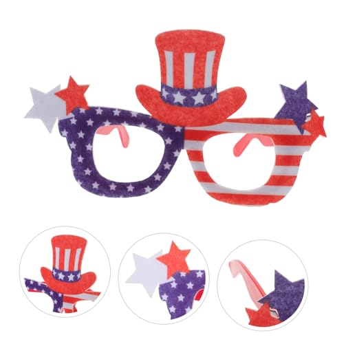 Warmhm 2 Stück Patriotische Partybrille für Unabhängigkeitstag Lustige Sonnenbrille als Foto Requisite Leichte Robuste Erwachsene und Kinderbrille mit Auffälligem Design für Partyzubehör Warmhm 2 Stück Patriotische Partybrille für Unabhängigkeitstag Lustige Sonnenbrille als Foto Requisite Leichte Robuste Erwachsene und Kinderbrille mit Auffälligem Design für Partyzubehör von Warmhm