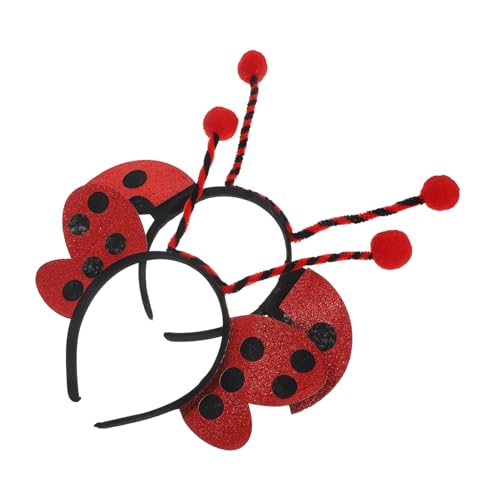 Warmhm 2 Stück Teiliges Haarband für Leichte Bequeme Insekten Kostüm Accessoires mit Niedlichen Marienkäfer Antennen für Partys Festivals und Outdoor Aktivitäten Warmhm 2 Stück Teiliges Haarband für Leichte Bequeme Insekten Kostüm Accessoires mit Niedlichen Marienkäfer Antennen für Partys Festivals und Outdoor Aktivitäten von Warmhm
