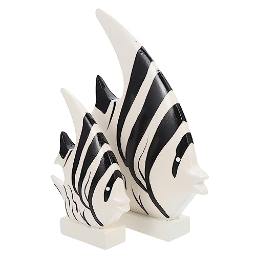 Warmhm 2 Stücke Fischverzierung wohnzimmerdeko wohnungseinrichtung Einzigartige Dekoration hausdeko dekofische Verzierung am Meer Seefischdekor Desktop-Ornament Fischschmuck Holz Black Warmhm 2 Stücke Fischverzierung wohnzimmerdeko wohnungseinrichtung Einzigartige Dekoration hausdeko dekofische Verzierung am Meer Seefischdekor Desktop-Ornament Fischschmuck Holz Black von Warmhm