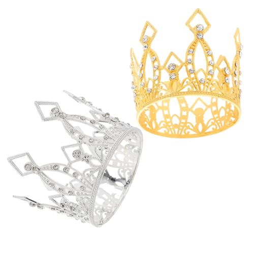 Warmhm 2 Stücke Mini Crown Kuchen Dekorationen Legierung Strass Topper Für Dusche Geburtstage Braut Duschen Warmhm 2 Stücke Mini Crown Kuchen Dekorationen Legierung Strass Topper Für Dusche Geburtstage Braut Duschen von Warmhm