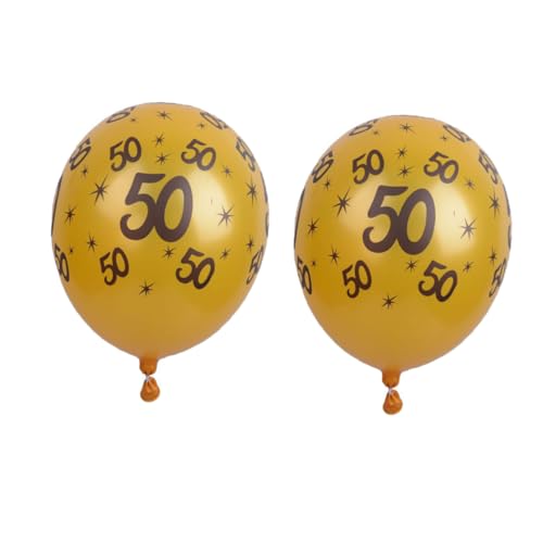 Warmhm 20 Stück 12 Zahlen Luftballon Aluminiumfolie Konfetti von Warmhm