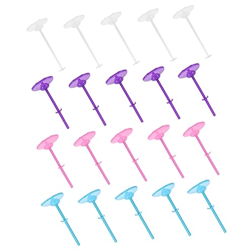 Warmhm 20 Stück Doll Holder Teiliges für Puppenständer Verstellbare Halterungen und Transparent Stabiler Stand für Kreative Präsentation von Puppen für Sammler von Warmhm