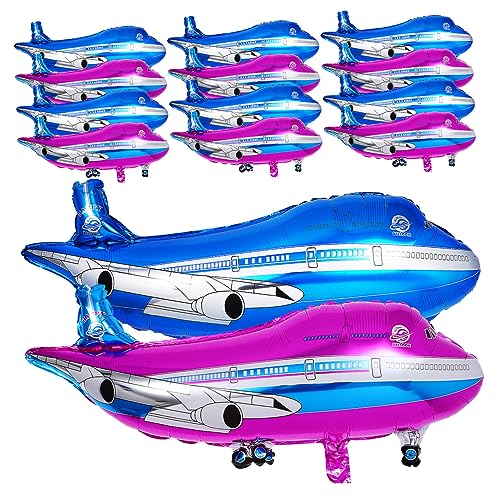 Warmhm 20 Stück Flugzeug Folienballons Geburtstagsdeko für Jungen Luftballons für Flugzeug Themenpartys Einfach zu Befüllen mit Luft oder Helium Langlebige Aluminiumfolie Deko Warmhm 20 Stück Flugzeug Folienballons Geburtstagsdeko für Jungen Luftballons für Flugzeug Themenpartys Einfach zu Befüllen mit Luft oder Helium Langlebige Aluminiumfolie Deko von Warmhm
