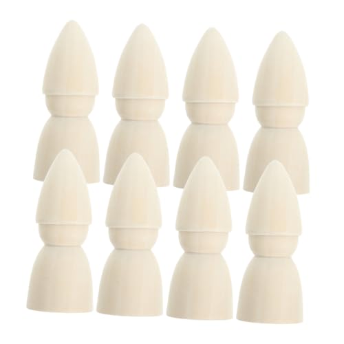 Warmhm 20 Stück Holz Eicheln holzspielzeug DIY Holzpuppe Unbemalte Holzfiguren zum Gestalten Holz Puppen DIY Unbemalte Holzpuppen Peg-Puppen Holzpflockpuppen unvollendet Mini-Leute Beige Warmhm 20 Stück Holz Eicheln holzspielzeug DIY Holzpuppe Unbemalte Holzfiguren zum Gestalten Holz Puppen DIY Unbemalte Holzpuppen Peg-Puppen Holzpflockpuppen unvollendet Mini-Leute Beige von Warmhm