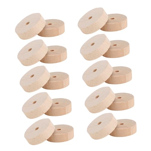 Warmhm 20 Stück Kleine Holzräder Miniatur Holzräder für DIY Bastelprojekte Unbeschichtet Durchmesser für Kreative Handwerksarbeiten und Modellbau Warmhm 20 Stück Kleine Holzräder Miniatur Holzräder für DIY Bastelprojekte Unbeschichtet Durchmesser für Kreative Handwerksarbeiten und Modellbau von Warmhm