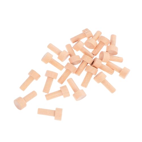 Warmhm 20 Stück Kleine Massivholz peg Holz dübel Mini Rundkopf Holzachse für DIY Handwerk Bastelprojekte Buchregal Nägel Holzspielzeug Möbelbau Zubehör Warmhm 20 Stück Kleine Massivholz peg Holz dübel Mini Rundkopf Holzachse für DIY Handwerk Bastelprojekte Buchregal Nägel Holzspielzeug Möbelbau Zubehör von Warmhm