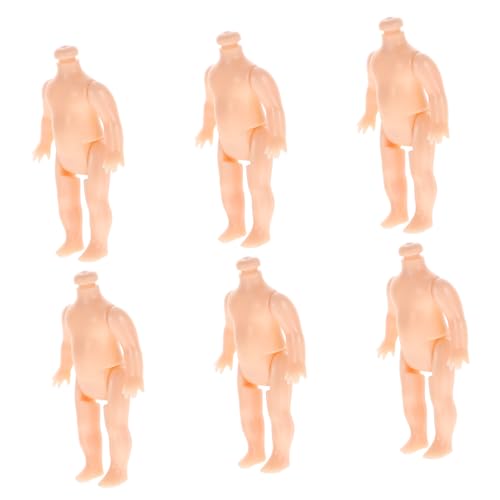 Warmhm 20 Stück Teiliges DIY Puppenkörper aus Kunststoff Kreative Bastelmaterialien für Puppenhaus und Miniaturprojekte und Sicher für Kreative Aktivitäten von Warmhm