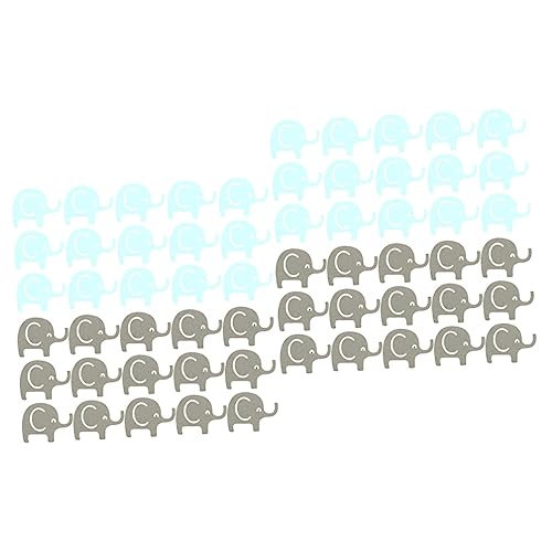 Warmhm 200 Stk Tischdekoration aus Papier blaue Verzierung süße Konfetti-Verzierung konfettikanone bunt komfetti Dekorationen für Elefanten-Themenpartys Babyparty-Elefant-Konfetti Mädchen von Warmhm
