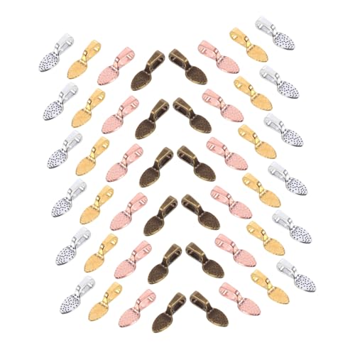 Warmhm 200 Stück Schmuck-anhänger Klebepads Flach Oval und Rund für Halsketten Ohrringe Charm Basteln DIY Farben Stabile Verbindung Vielseitig für Schmuckherstellung und Kreative Designs von Warmhm