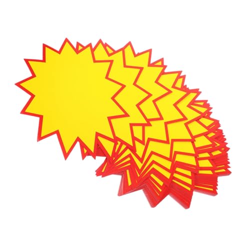 Warmhm 200pcs Blank Star Einzelhandelsverkaufsschilder Für Supermarktzubehör Für Markierpreise Mit Verkauf Von Verkaufspapierverkaufsschildern Für Einzelhandelsgeschäfte von Warmhm