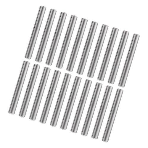 Warmhm 20Stücke Dübelstifte Regalstützstifte für Möbel Langlebige Zylindrische Metallstifte für Schränke Rostfrei Kratzfest Warmhm 20Stücke Dübelstifte Regalstützstifte für Möbel Langlebige Zylindrische Metallstifte für Schränke Rostfrei Kratzfest von Warmhm