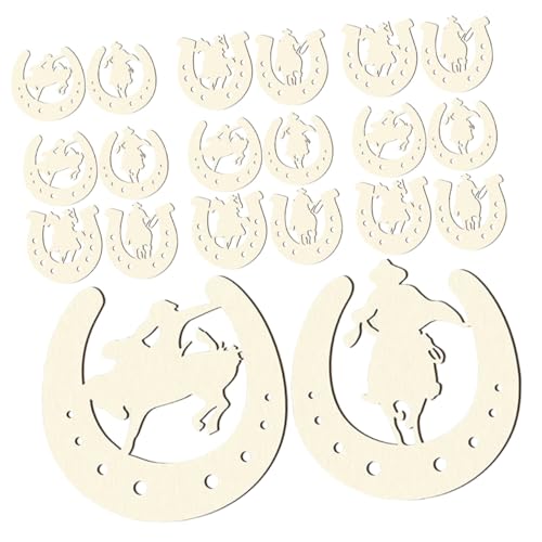 Warmhm 24 Stück Teiliges Holz Motivscheiben Hufeisenform Unbehandelte DIY Holzplättchen Kreative Bastelholzscheiben für Partydekoration Handgefertigte Holzchips zum Bemalen und Gestalten Warmhm 24 Stück Teiliges Holz Motivscheiben Hufeisenform Unbehandelte DIY Holzplättchen Kreative Bastelholzscheiben für Partydekoration Handgefertigte Holzchips zum Bemalen und Gestalten von Warmhm
