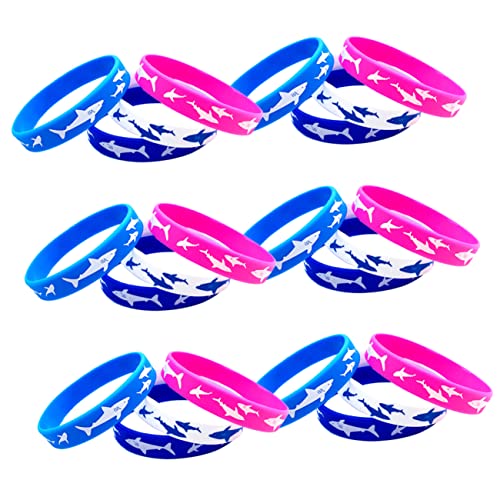 Warmhm 25 Stück Silikon Armbänder mit Partyarmbänder für Jungen und Mitgebsel für Kindergeburtstage und Anlässe Leicht und Hautfreundlich Zufällige Farbe von Warmhm