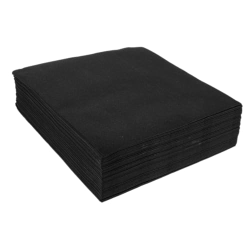 Warmhm 25Stücke Schwarze Papierservietten Dekorative Servietten für Hochzeiten Partys und Hochwertiges Dickes Papier für Besondere Anlässe und Tägliche Warmhm 25Stücke Schwarze Papierservietten Dekorative Servietten für Hochzeiten Partys und Hochwertiges Dickes Papier für Besondere Anlässe und Tägliche von Warmhm