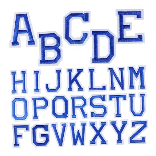 Warmhm 26 Stück Bügelbuchstaben Patches für Kleidung Alphabet Aufnäher Gestickte Reparatur Patches für DIY Tiefblaue Buchstaben zur Dekoration von Kleidung Taschen und Accessoires Warmhm 26 Stück Bügelbuchstaben Patches für Kleidung Alphabet Aufnäher Gestickte Reparatur Patches für DIY Tiefblaue Buchstaben zur Dekoration von Kleidung Taschen und Accessoires von Warmhm