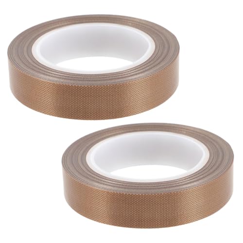 Warmhm 2Rollen Vakuumierband für Lebensmittel Hochtemperatur Isolierband Ptfe Klebeband für Vakuumiergeräte Hitzebeständig Antihaftend Vielseitig Einsetzbar für Industrie von Warmhm