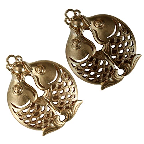 Warmhm 2St Schlüsselanhänger shöne bescherung ordnerregal wischtelgeschenk Fish Charm Muscheldekor kleine Tierfiguren Duschzubehör Perlen Fisch Dekorationen Messing Fisch Golden Warmhm 2St Schlüsselanhänger shöne bescherung ordnerregal wischtelgeschenk Fish Charm Muscheldekor kleine Tierfiguren Duschzubehör Perlen Fisch Dekorationen Messing Fisch Golden von Warmhm