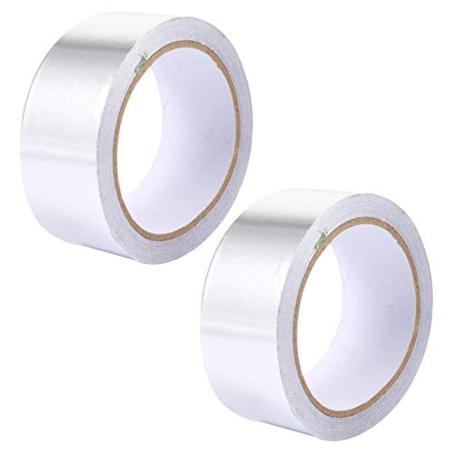 Warmhm 2Stücke Aluminiumfolienband Hitzebeständiges Feuerfestes Klebeband für Rohrverbindungen Küche und Bad Isolierend und Flammhemmend für Reparaturen Warmhm 2Stücke Aluminiumfolienband Hitzebeständiges Feuerfestes Klebeband für Rohrverbindungen Küche und Bad Isolierend und Flammhemmend für Reparaturen von Warmhm