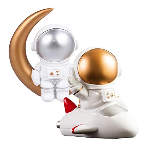 Warmhm 2Stücke Astronauten Kuchenornamente Aus Harz Dekoration Für Desserts Und Kuchendekoration Für Weltraum Mottopartys Und Kindergeburtstage Warmhm 2Stücke Astronauten Kuchenornamente Aus Harz Dekoration Für Desserts Und Kuchendekoration Für Weltraum Mottopartys Und Kindergeburtstage von Warmhm