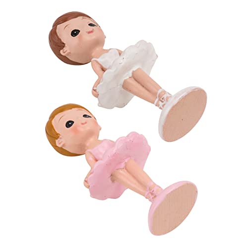 Warmhm 2pcs Ballett Mädchen Geburtstag Kuchen Dekorationen Entzückende Harz Handwerk Für Party Mädchen Ornamente Spielzeug Warmhm 2pcs Ballett Mädchen Geburtstag Kuchen Dekorationen Entzückende Harz Handwerk Für Party Mädchen Ornamente Spielzeug von Warmhm