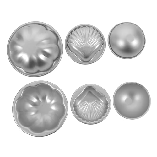 Warmhm 3 Paare Backform Aluminiumlegierung Seifenherstellung Badeformen Seifenform Form zur Herstellung von Seifenkugeln verschiedene Formform handwerkliche Form Silver Warmhm 3 Paare Backform Aluminiumlegierung Seifenherstellung Badeformen Seifenform Form zur Herstellung von Seifenkugeln verschiedene Formform handwerkliche Form Silver von Warmhm