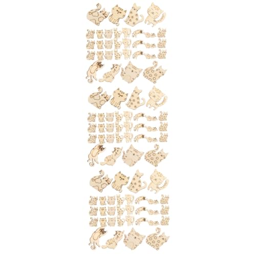 Warmhm 3 Sätze Holzspäne Für Katzen Ausschnitte Karikatur Katzenmotiv Handwerk Leer Katze Katzenprodukt Unvollendeter Katzenausschnitt Katzenformen Aus Holz Hölzern 50 Stück * 3 Warmhm 3 Sätze Holzspäne Für Katzen Ausschnitte Karikatur Katzenmotiv Handwerk Leer Katze Katzenprodukt Unvollendeter Katzenausschnitt Katzenformen Aus Holz Hölzern 50 Stück * 3 von Warmhm