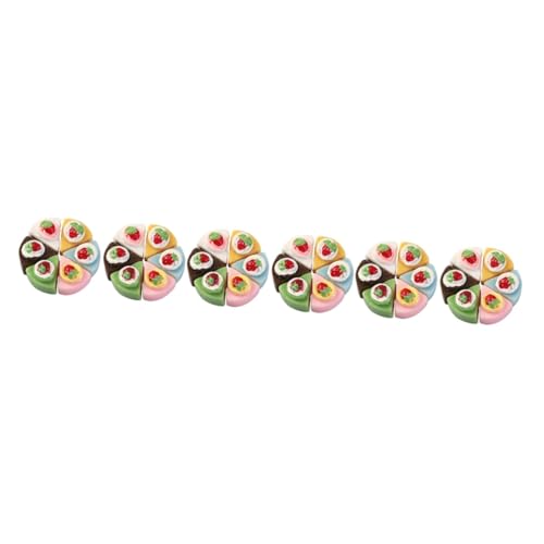 Warmhm 3 Sätze Teiliges Kuchenmodelle Fake Dessert Dekoration Für Puppenhaus Farbenfrohe Torten Für Kreatives Und Diy Projekte Langlebig Und Leicht Für Dekoration 12 Stücke * 3 Warmhm 3 Sätze Teiliges Kuchenmodelle Fake Dessert Dekoration Für Puppenhaus Farbenfrohe Torten Für Kreatives Und Diy Projekte Langlebig Und Leicht Für Dekoration 12 Stücke * 3 von Warmhm
