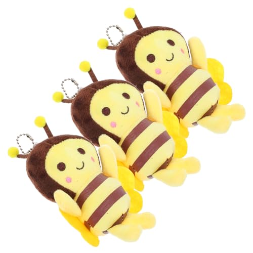 Warmhm 3 Stück Kleiner Bienenanhänger Bienen-babyparty-Dekorationen Plüschig Bienen-plüschtier Für Babys Ausgestopfte Biene Süßer Bienenplüsch Plüsch Biene Pp Baumwolle Yellow Warmhm 3 Stück Kleiner Bienenanhänger Bienen-babyparty-Dekorationen Plüschig Bienen-plüschtier Für Babys Ausgestopfte Biene Süßer Bienenplüsch Plüsch Biene Pp Baumwolle Yellow von Warmhm