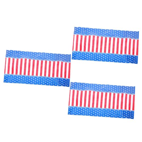Warmhm 3 Stück Patriotische Einweg Tischdecke Amerikanisches Memorial Day Tischcover Rechteckige Party Dekoration für Independence Day Veterans und Familienfeiern Warmhm 3 Stück Patriotische Einweg Tischdecke Amerikanisches Memorial Day Tischcover Rechteckige Party Dekoration für Independence Day Veterans und Familienfeiern von Warmhm