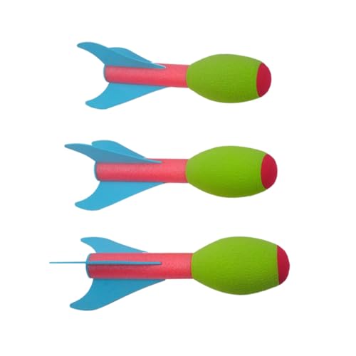 Warmhm 3 Stück Teiliges Raketen Set mit Handpumpe für Partyspiele und Mitgebsel für Geburtstagsfeiern Spaßige Aktivitäten für Jungen Farben Zufällig Zufällige Farbe Warmhm 3 Stück Teiliges Raketen Set mit Handpumpe für Partyspiele und Mitgebsel für Geburtstagsfeiern Spaßige Aktivitäten für Jungen Farben Zufällig Zufällige Farbe von Warmhm