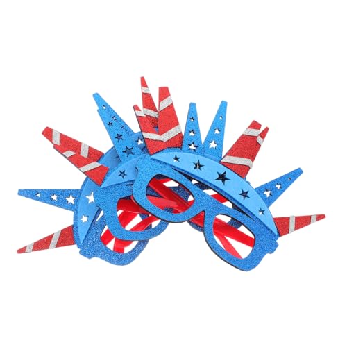 Warmhm 3 Stück Unabhängigkeitstag Brillen Statue Of Liberty Design Party Sonnenbrillen Patriotische Dekoration Foto Requisiten Komfortable Accessoires für Feier Warmhm 3 Stück Unabhängigkeitstag Brillen Statue Of Liberty Design Party Sonnenbrillen Patriotische Dekoration Foto Requisiten Komfortable Accessoires für Feier von Warmhm