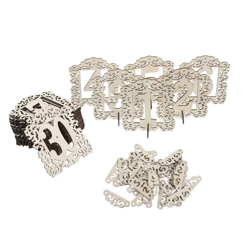 Warmhm 30 Stück Hochzeit Tischnummern Kartenhalter Set mit Stilvolle Tischdeko für Veranstaltungen Leichte und Tragbare Tischkarten für Einfache Platzierung und Klare Lesbarkeit Warmhm 30 Stück Hochzeit Tischnummern Kartenhalter Set mit Stilvolle Tischdeko für Veranstaltungen Leichte und Tragbare Tischkarten für Einfache Platzierung und Klare Lesbarkeit von Warmhm