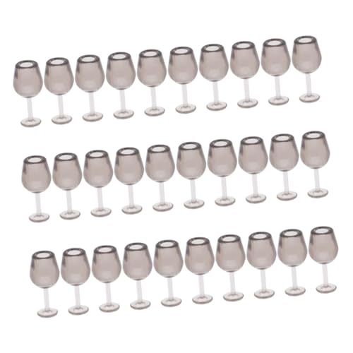 Warmhm 30 Stück Puppenhaus Mädchen Puppe Brille Miniaturen Fee Puppenkelch für Kelch mikrowe Toy weinkelche dekoringe dollhaus Miniatur Weingläser Mikro Kelch Plastik Grey Warmhm 30 Stück Puppenhaus Mädchen Puppe Brille Miniaturen Fee Puppenkelch für Kelch mikrowe Toy weinkelche dekoringe dollhaus Miniatur Weingläser Mikro Kelch Plastik Grey von Warmhm