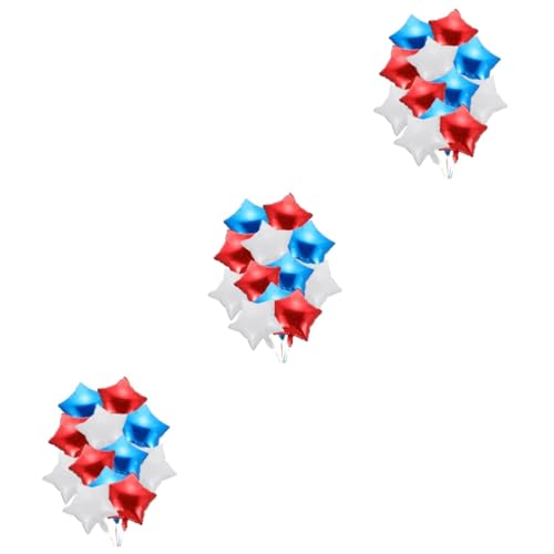 Warmhm 36 Stück Teiliges Aluminium Folien Sternballon Rot Weiß Blau Langlebige Patriotische Party Dekoration für Unabhängigkeitstag Fotohintergrund und Feierlichkeiten Warmhm 36 Stück Teiliges Aluminium Folien Sternballon Rot Weiß Blau Langlebige Patriotische Party Dekoration für Unabhängigkeitstag Fotohintergrund und Feierlichkeiten von Warmhm