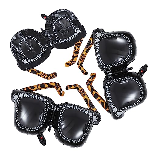 Warmhm 3Stücke Teiliges Jahre Luftballons mit Sonnenbrillen und Mikrofonen Retro Party Dekoration für Disco Themen und Cosplay Events Erwachsene und Unvergessliche Warmhm 3Stücke Teiliges Jahre Luftballons mit Sonnenbrillen und Mikrofonen Retro Party Dekoration für Disco Themen und Cosplay Events Erwachsene und Unvergessliche von Warmhm