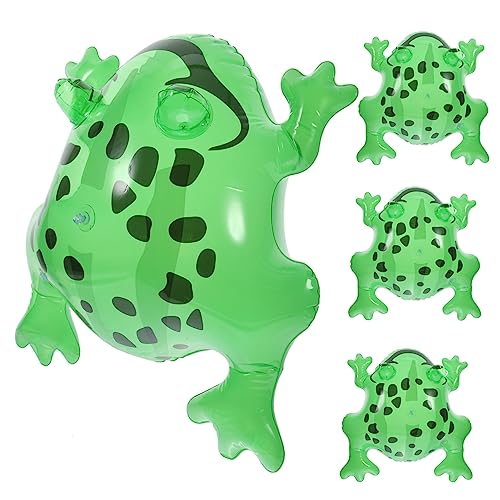 Warmhm 4 Satz Aufblasbarer Froschballon Schwimmbad Röhren kindergeburtstags dekoration fun toys for Frösche Ballon-Tischdekorationen Frösche-Luftballons für Party PVC Green Warmhm 4 Satz Aufblasbarer Froschballon Schwimmbad Röhren kindergeburtstags dekoration fun toys for Frösche Ballon-Tischdekorationen Frösche-Luftballons für Party PVC Green von Warmhm