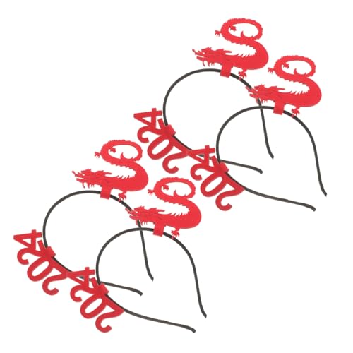 Warmhm 4 Stück 2024 Jahr Des Drachen-stirnbandes Drachen-haarband Kostüm Stirnband Cartoon-drachen-stirnband Plüsch Stirnband Für Das Neue Jahr 2024 Jahr Tischdekoration Party Plastik Rot Warmhm 4 Stück 2024 Jahr Des Drachen-stirnbandes Drachen-haarband Kostüm Stirnband Cartoon-drachen-stirnband Plüsch Stirnband Für Das Neue Jahr 2024 Jahr Tischdekoration Party Plastik Rot von Warmhm