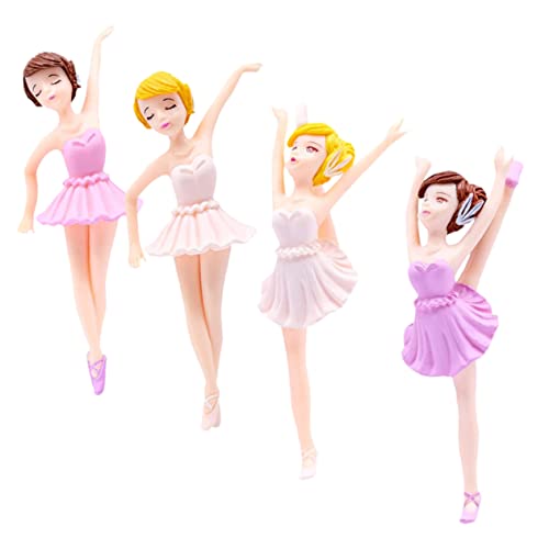 Warmhm 4 Stück Ballerina Kuchenfiguren Teiliges Elegante Tortendeko für Geburtstagsfeiern Hochwertige Ballett Tänzerinnen Dekoration für Muffins und Bezaubernde Partydekoration Warmhm 4 Stück Ballerina Kuchenfiguren Teiliges Elegante Tortendeko für Geburtstagsfeiern Hochwertige Ballett Tänzerinnen Dekoration für Muffins und Bezaubernde Partydekoration von Warmhm