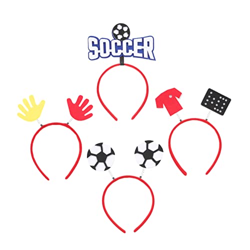 Warmhm Kreieren Sie Einen Schicken Look – 4 Haarreifen Mit Fußballmotiven Fußball-stirnbänder Zum Stylen Warmhm Kreieren Sie Einen Schicken Look – 4 Haarreifen Mit Fußballmotiven Fußball-stirnbänder Zum Stylen von Warmhm