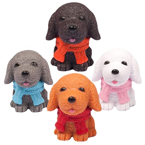 Warmhm 4 Stück Hund Deko Figur TLG Realistische Hundemodelle aus Hochwertigem Resin für Tischdekoration und Märchengärten Hundeliebhaber und Deko Fans Warmhm 4 Stück Hund Deko Figur TLG Realistische Hundemodelle aus Hochwertigem Resin für Tischdekoration und Märchengärten Hundeliebhaber und Deko Fans von Warmhm